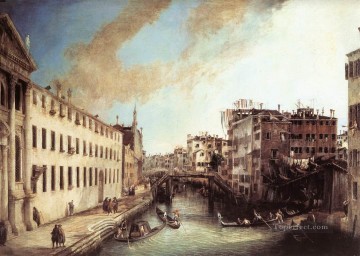 CANALETTO Rio Dei Mendicanti Canaletto Venecia Pinturas al óleo